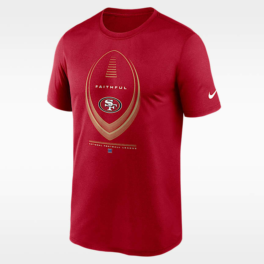 San Francisco 49ers Rewind Front And Back Hit Essential Men's Nike